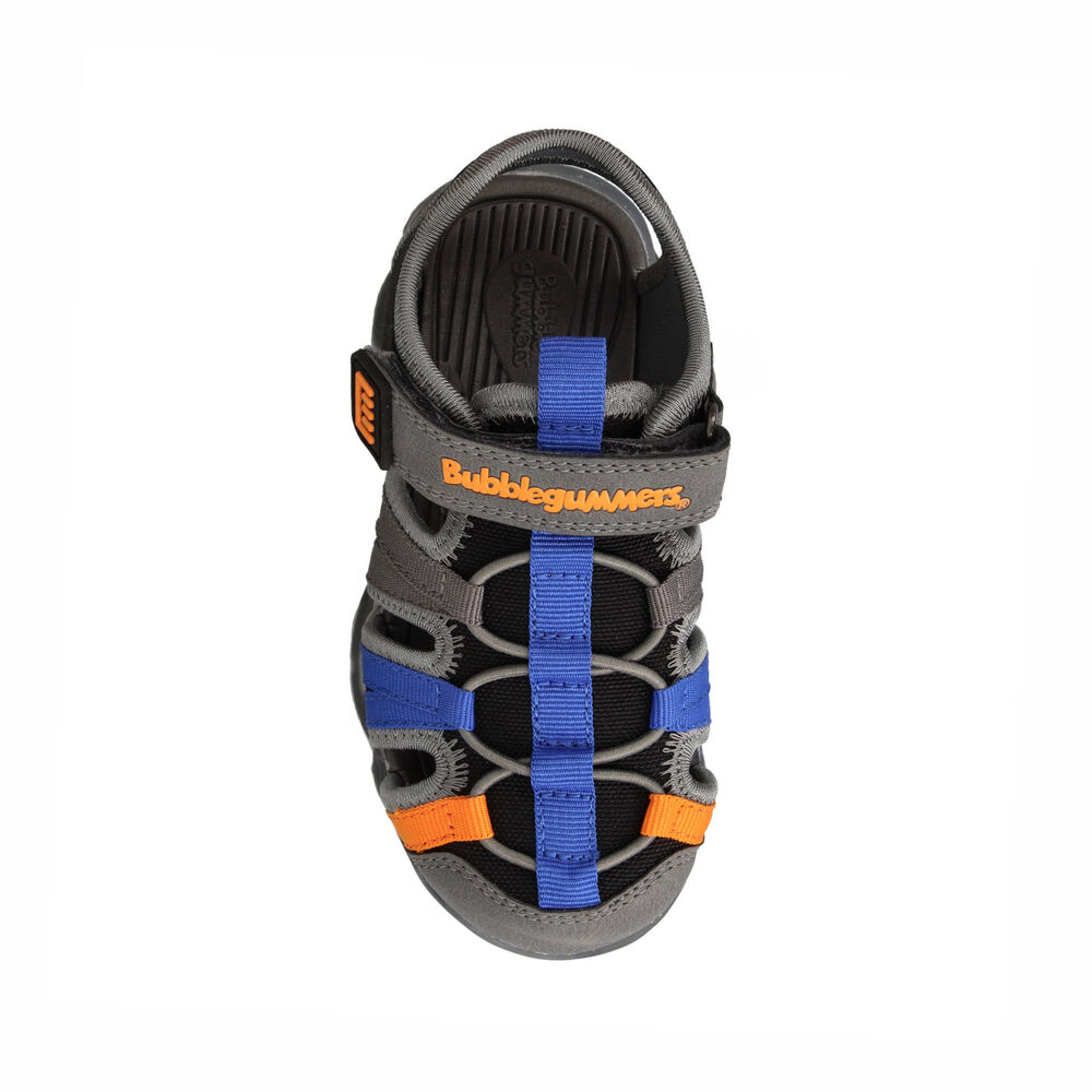 Sandalia Niño Bubblegummers Unai Azul Marino - Verde image number 3.0